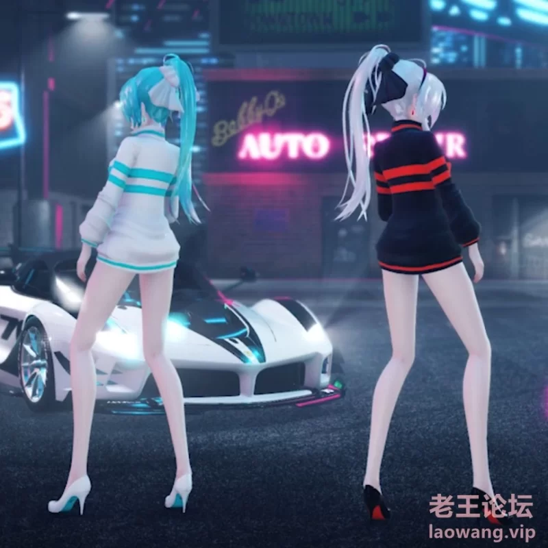 MMD Gimme&amp;Gimme Miku&amp;Haku.jpg